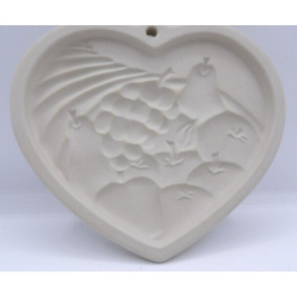 Pampered Chef Cookie Mold "Heart of Plenty" ©1995 USA Stoneware - Picture 1 of 2